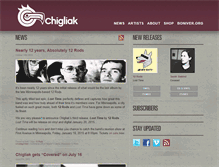 Tablet Screenshot of chigliak.com